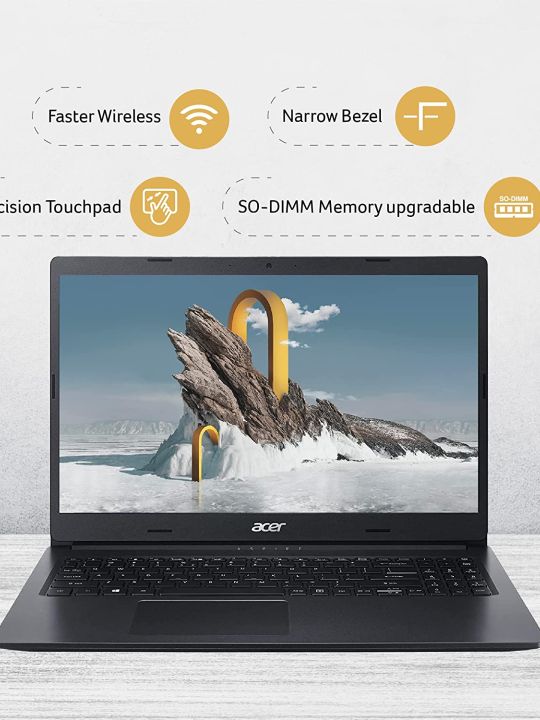 Acer Aspire 3, AMD A3020e, 14 inches, Dual Core Processor (4GB RAM/256GB SSD)