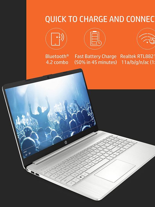 HP 15s AMD Ryzen 3, 5300U 15.6 inch FHD Laptop, (8GB RAM/512GB SSD/Windows 11/Alexa)