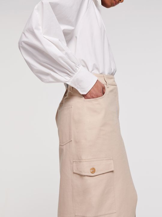 Hypnos Maxi Cotton Skirt