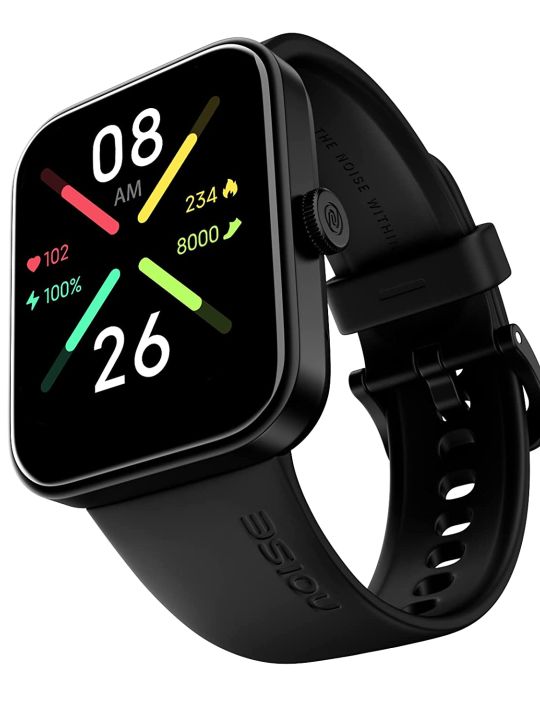Noise Pulse Go Buzz Bluetooth Calling Smart Watch, 1.69 Clear Display, 550Nits,150+ Watch face