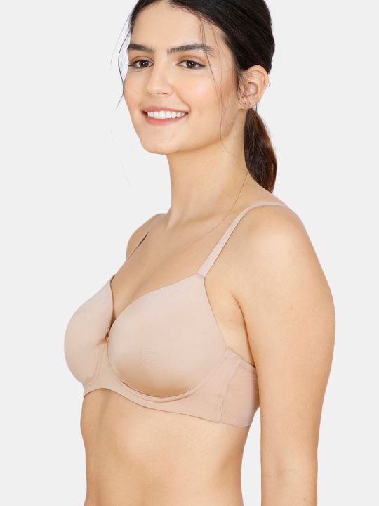 Copper Infused Padded Non-Wired 3/4Th Coverage T-Shirt Bra (Roebuck)