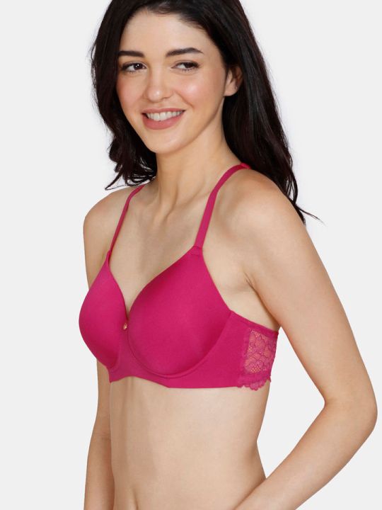Marshmallow Padded Non Wired 3/4th Coverage T-Shirt Bra (Jazzy)