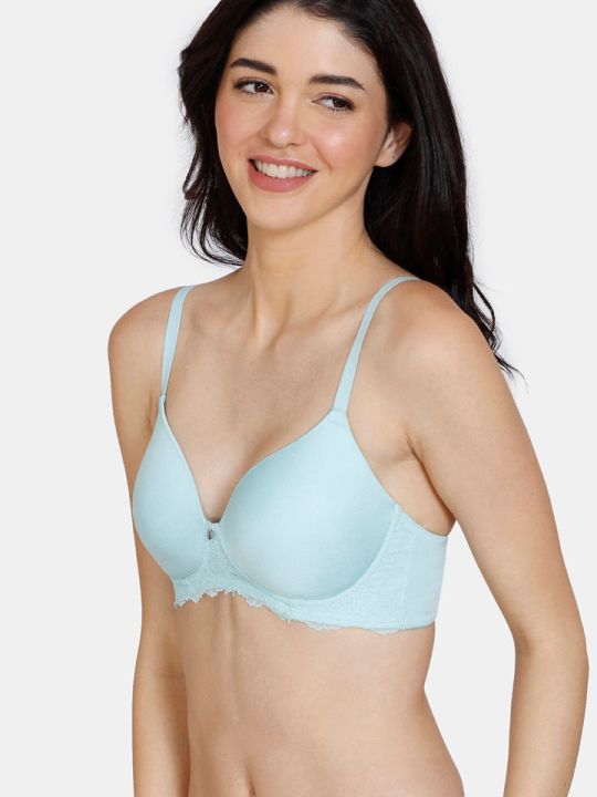 Marshmallow Padded Non Wired 3/4th Coverage T-Shirt Bra (Plume)