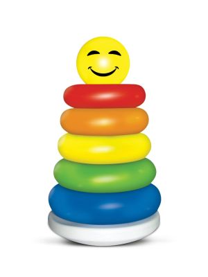 Plastic Junior Ring Multicolour, 6 pieces (Little's)
