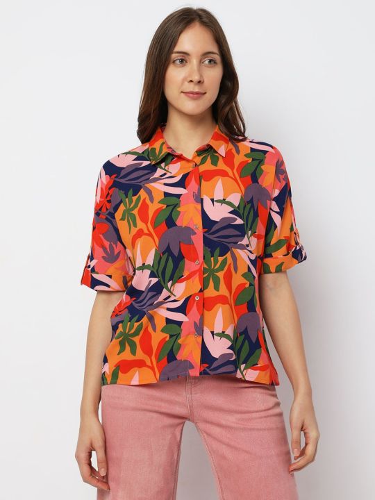Women Multi-color Casual Wear Shirt (VERO MODA)