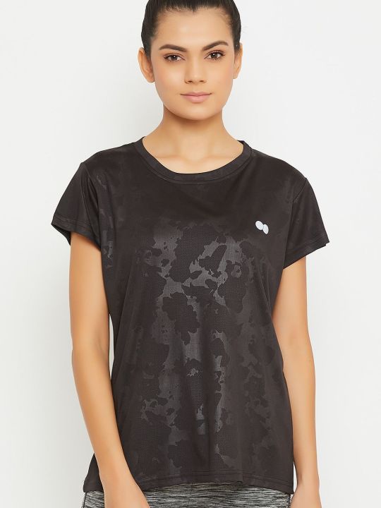 Active Printed T-Shirt in Black