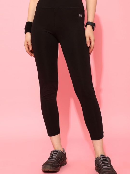 Activewear Ankle Length Tights in Black