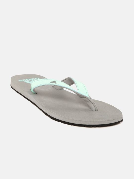 ADIDAS Women Mint Green & Grey EEZAY 2018 Thong Flip-Flops