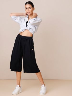 All Day Sooo Comfy Super Soft Modal Lounge Culottes - NYLE059 Anthracite (Nykd)