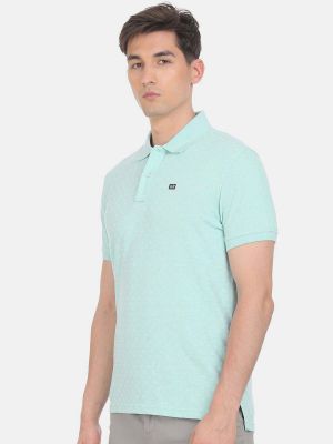 Arrow Sport Graphic Printed Polo Collar Casual T-shirt