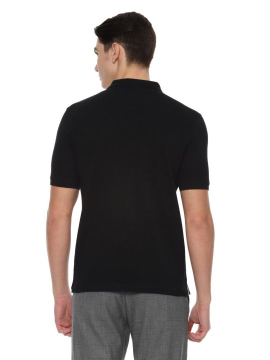 Black Polo T-shirt (Allen Solly)