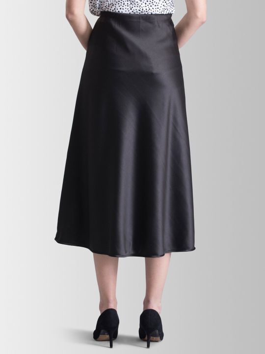 Black Solid Skirt (FableStreet)