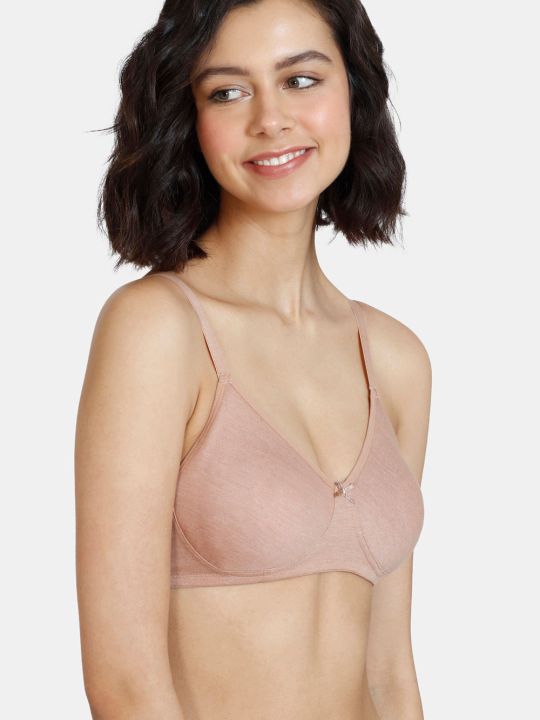Conceal Petals Double Layered Non Wired 3/4Th Coverage T-Shirt Bra - Roebuck