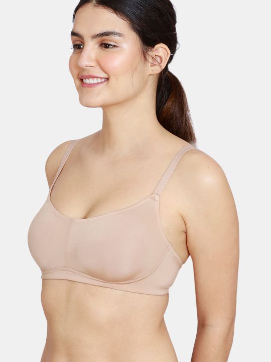 Copper Infused Double Layered Non-Wired 3/4Th Coverage T-Shirt Bra - Roebuck