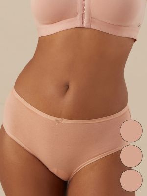 Cotton Hipster Panties with Anti odor-NYP033 -All Nude (Nykd)