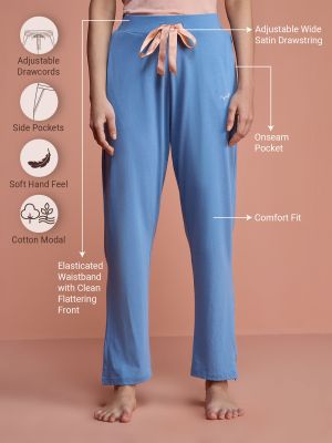 Cotton Modal Pajama - Nys126 - Coronet Blue (Nykd)