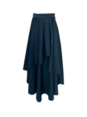 High/low Drape Skirt (dash and dot)