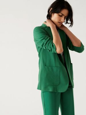 Marks & Spencer Women Notched Lapel Front-Open Formal Blazer