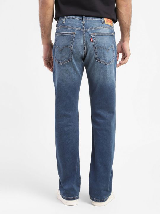 Men 517 Blue Slim Bootcut Jeans (Levi's)