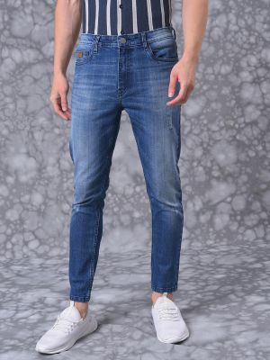 Men Solid Stylish Casual Denim Jeans (Campus Sutra)
