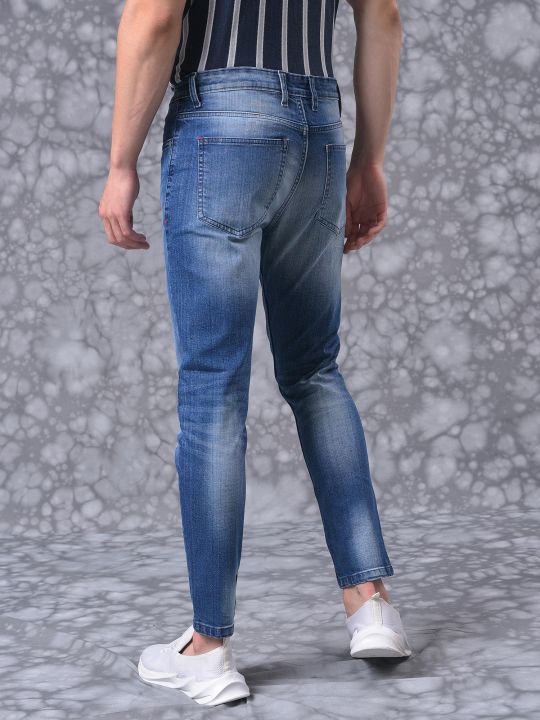 Men Solid Stylish Casual Denim Jeans (Campus Sutra)