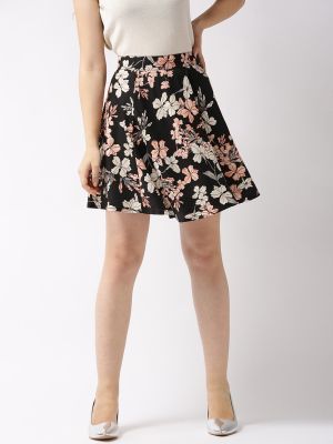Multi-Color Floral Mini Skirt (Sera)