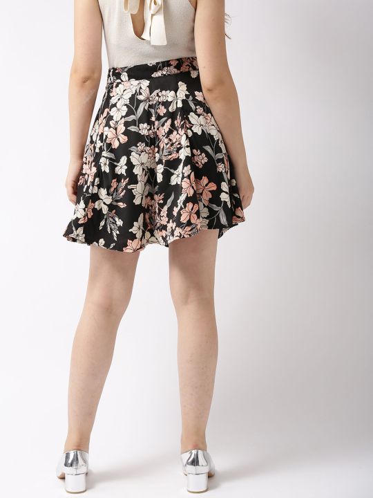 Multi-Color Floral Mini Skirt (Sera)