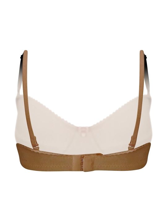 Non-Padded Non-Wired Full Cup Multiway Balconette Bra in Nude Colour - Cotton