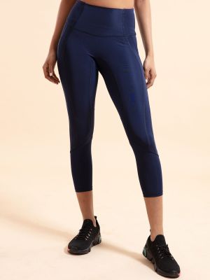 Nykd All Day High rise Classic Pannelled Leggings-NYK100 Peacoat Navy + Pink yarrow (Nykd)