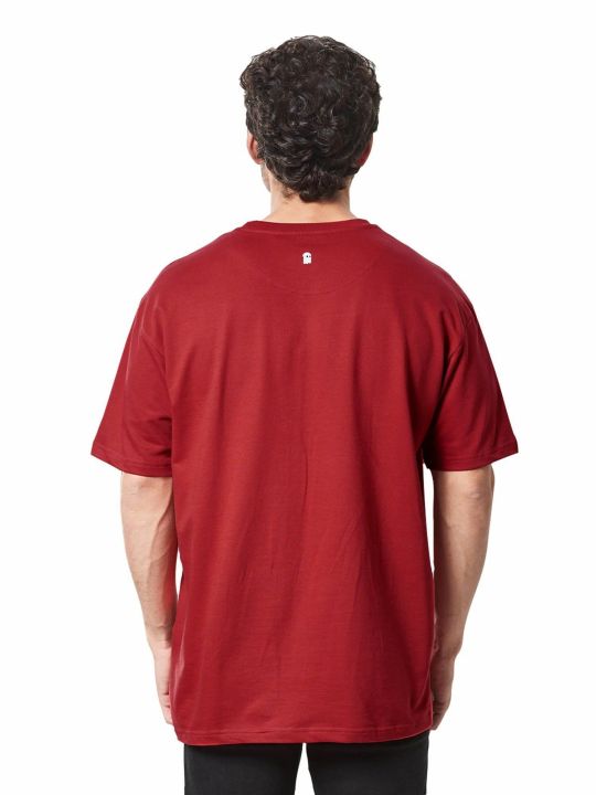 Originals Oversized Red Oversized T-shirt For Mens (The Souled Store)