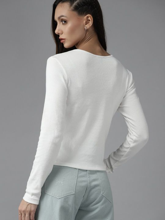 Roadster White Solid Top