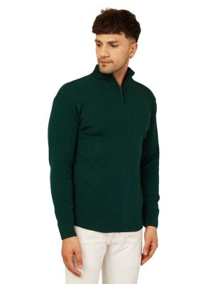 Self Design High Neck Sweater For Men (Kvetoo)
