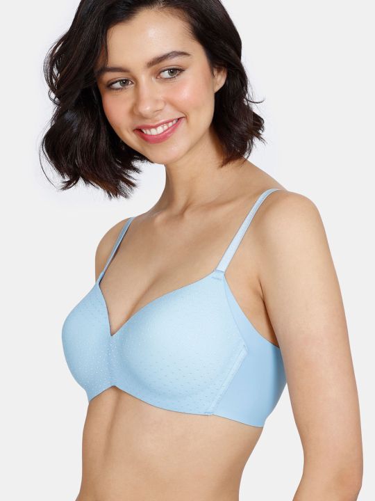 Shaper Padded Non Wired 3/4th Coverage T-Shirt Bra - Lil Boy Blue