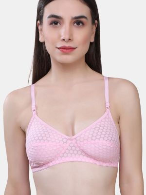 Sk Dreams Double Layered Non Wired Full Coverage T-Shirt Bra - Assorted