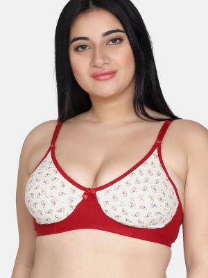 SK DREAMS Single Layered Non-Wired Full Coverage T-Shirt Bra - Assorted