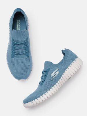 Skechers Women Blue GO WALK SMART SCHOLAR Walking Shoes