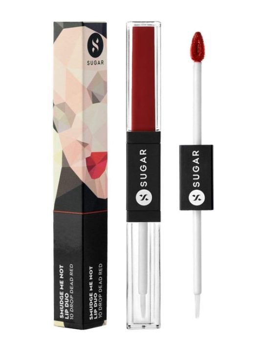 Smudge Me Not Lip Duos - 10 Drop Dead Red (Red)