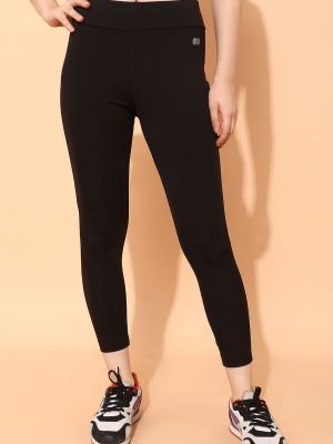Snug Fit High-Rise Active Tights in Black