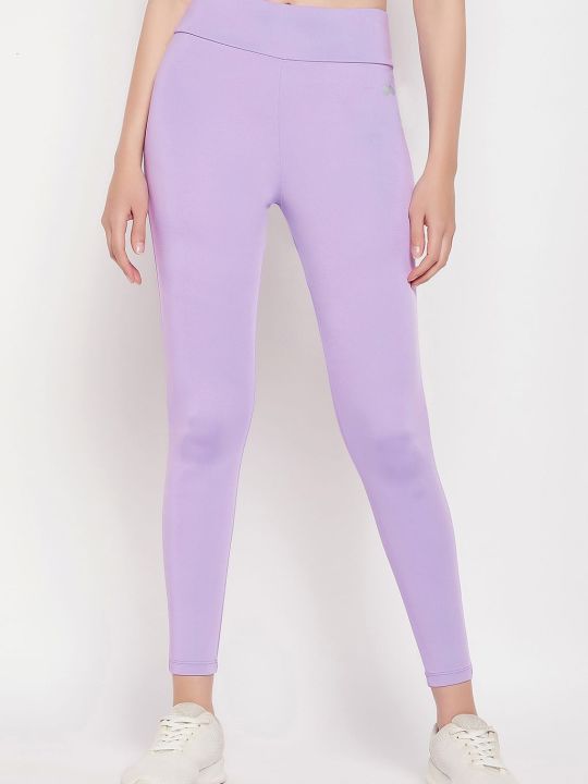 Snug Fit High-Rise Active Tights in Lilac