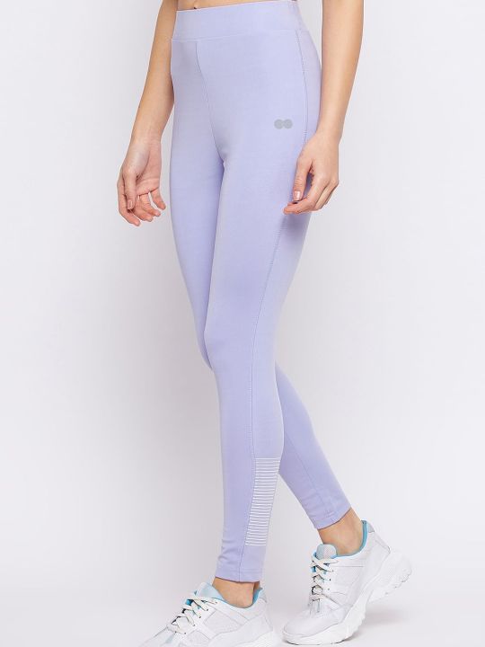Snug Fit High-Rise Active Tights in Lilac