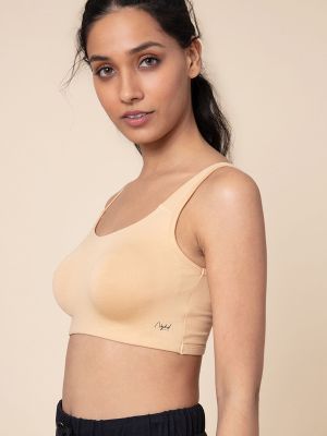 Soft Cup Easy-Peasy Slip-On Bra With Full Coverage - Nude NYB113 (Nykd)