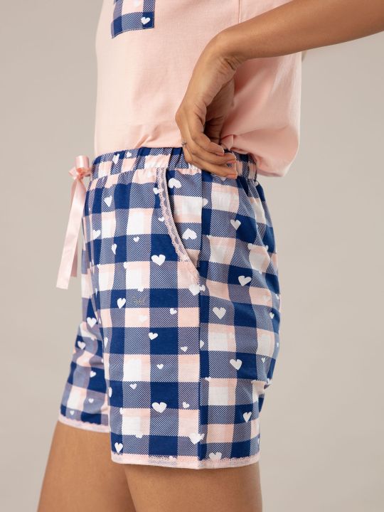 Super Fine Shorts In Cosy Cotton - NYS033 Plaids (Nykd)