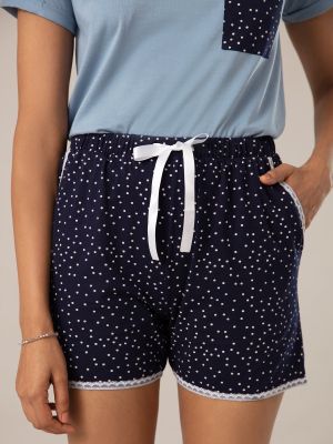 Super Fine Shorts In Cosy Cotton - NYS033 Polka Dot (Nykd)