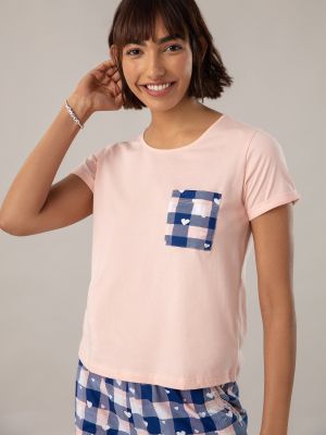 Super Fine T-shirt In Cosy Cotton - NYS041 Peach (Nykd)