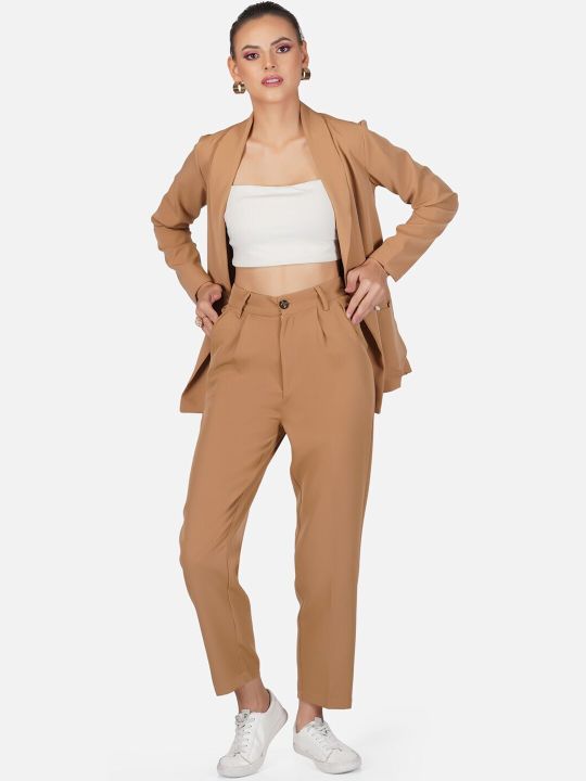 Tinted Woman Double-Breasted Blazer