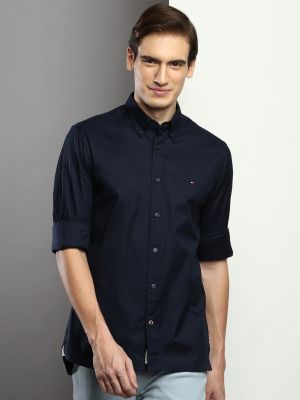 Tommy Hilfiger Button-Down Collar Oxford Casual Shirt
