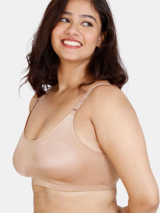 True Curv Miracle Double Layered Non Wired Full Coverage Super Support Bra - Roebuck