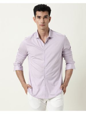 Villa Purple Casual Shirt (RARE RABBIT)