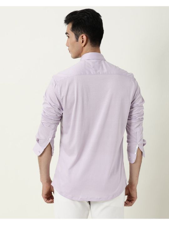 Villa Purple Casual Shirt (RARE RABBIT)