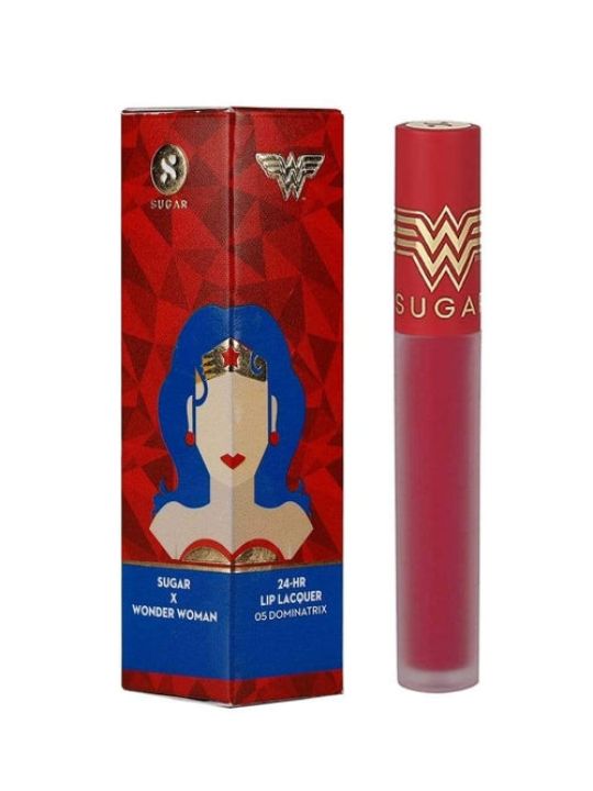 Wonder Woman 24 HR Lip Lacquer  - 05 Dominatrix (Reddish Pink)